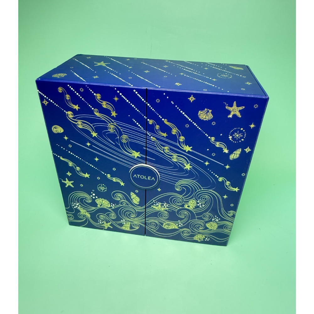 Atolea 12 Days of Shine Blue Ocean Sea Stars Jewelry Storage & Pouches BOX ONLY - Picture 2 of 7